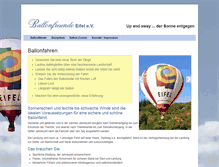 Tablet Screenshot of eifelballon.de